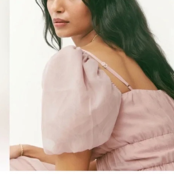 NWT Reformation Mayme Dress in Soft Pink Size 8 - Picture 5 of 17